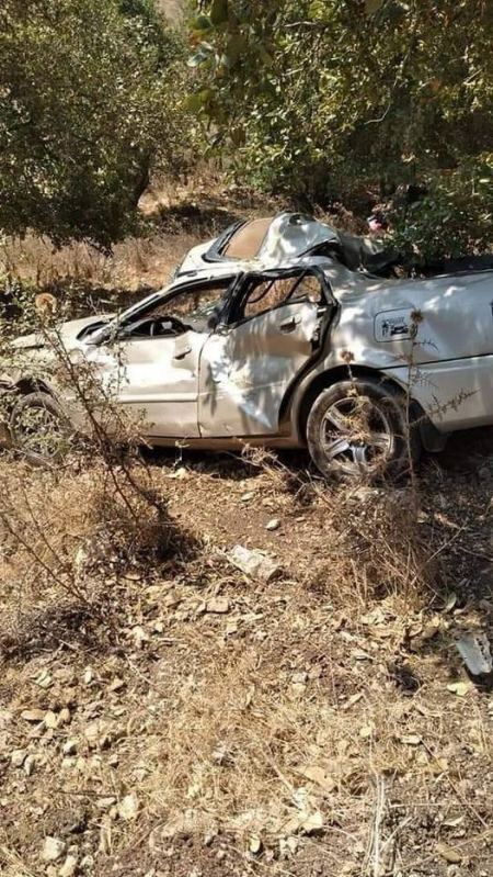الكعبية : اصابة خطيرة ومتوسطة بحادث سير ذاتي